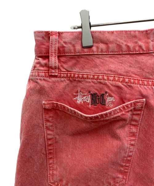 stussy（ステューシー）stussy (ステューシー) デニムパンツ ピンク サイズ:34の古着・服飾アイテム