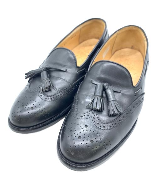 REGAL（リーガル）REGAL (リーガル) タッセルローファー ブラック サイズ:24.5の古着・服飾アイテム