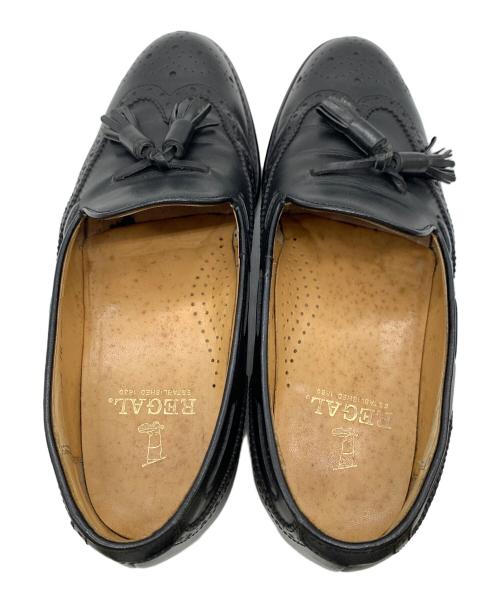 REGAL（リーガル）REGAL (リーガル) タッセルローファー ブラック サイズ:24.5の古着・服飾アイテム