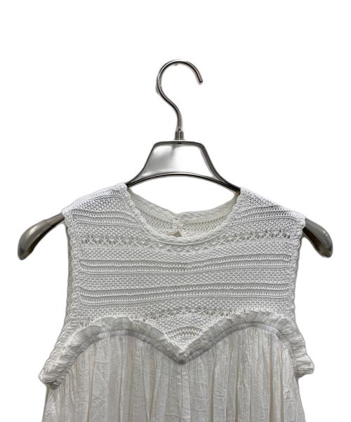 eimy istoire（エイミーイストワール）eimy istoire (エイミーイストワール) ノースリーブワンピース アイボリー サイズ:FREE 未使用品の古着・服飾アイテム