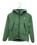 THE NORTH FACEザ ノース フェイス）の古着「ソフトシェルジャケット」｜グリーン