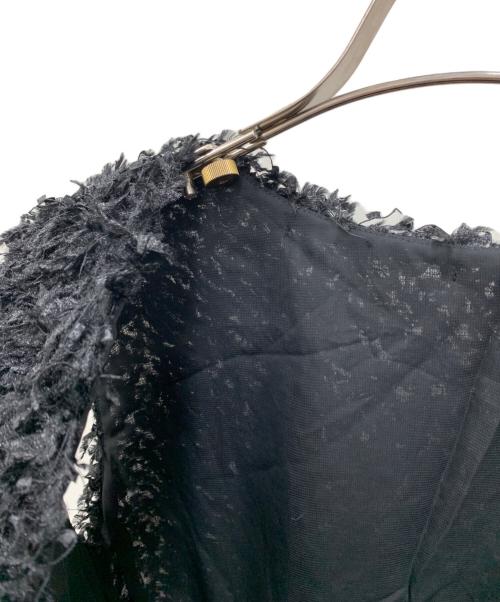 AuieF（アウィーエフ）AuieF (アウィーエフ) ジャギ―ベスト ブラック サイズ:38 未使用品の古着・服飾アイテム