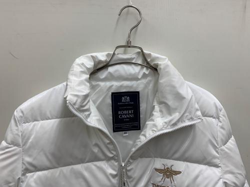 ROBERT CAVANI（ロベルトカバーニ）ROBERT CAVANI (ロベルトカバーニ) 中綿ジャケット ホワイト サイズ:48 未使用品の古着・服飾アイテム