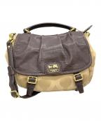 COACHコーチ）の古着「ハンドバッグ」｜ベージュ