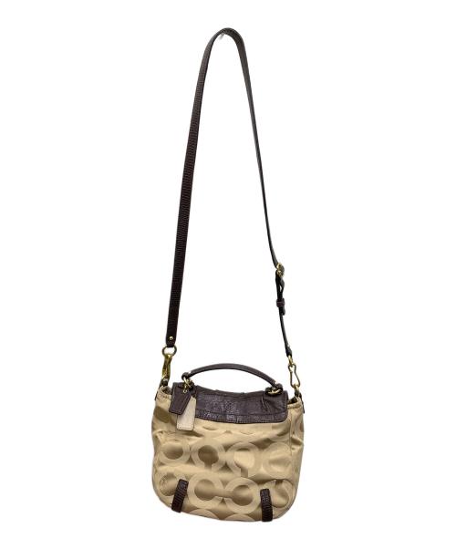 COACH（コーチ）COACH (コーチ) ハンドバッグ ベージュの古着・服飾アイテム