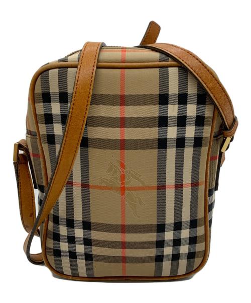 BURBERRY（バーバリー）BURBERRY (バーバリー) ショルダーバッグ ベージュ×ブラウンの古着・服飾アイテム