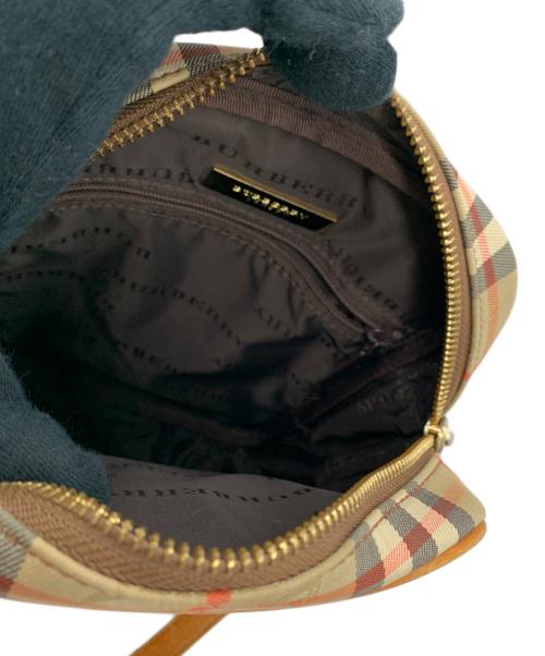 BURBERRY（バーバリー）BURBERRY (バーバリー) ショルダーバッグ ベージュ×ブラウンの古着・服飾アイテム