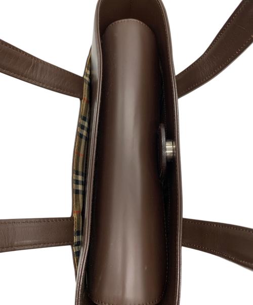 BURBERRY（バーバリー）BURBERRY (バーバリー) トートバッグ ブラウンの古着・服飾アイテム