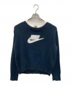 NIKEナイキ）の古着「セーター」｜ネイビー×ホワイト