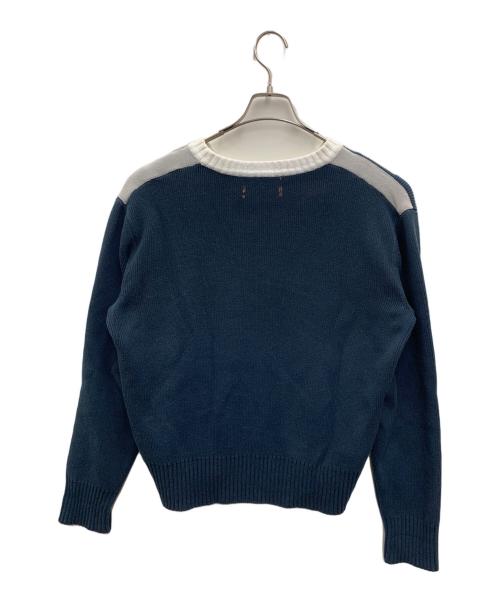 NIKE（ナイキ）NIKE (ナイキ) セーター ネイビー×ホワイト サイズ:Mediumの古着・服飾アイテム