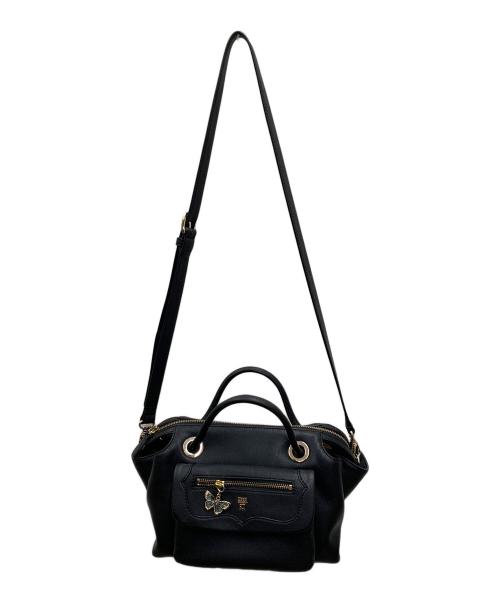 ANNA SUI（アナスイ）ANNA SUI (アナスイ) 2WAYバッグ ブラックの古着・服飾アイテム