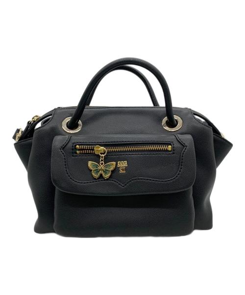 ANNA SUI（アナスイ）ANNA SUI (アナスイ) 2WAYバッグ ブラックの古着・服飾アイテム