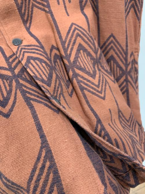 PENDLETON（ペンドルトン）PENDLETON (ペンドルトン) 半袖シャツ ブラウン サイズ:Sの古着・服飾アイテム