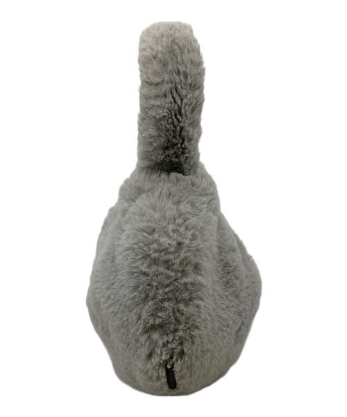 VIOLAd'ORO（ヴィオラドーロ）VIOLAd'ORO (ヴィオラドーロ) ファーハンドバッグ グレーの古着・服飾アイテム