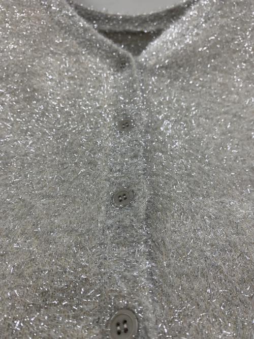 tomber du ciel（トンベ デュ シエル）tomber du ciel (トンベ デュ シエル) ニットカーディガン グレー サイズ:Free 未使用品の古着・服飾アイテム