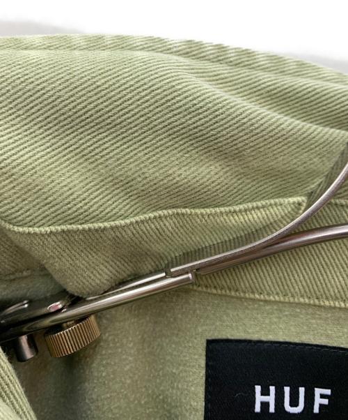 HUF（ハフ）HUF (ハフ) ジップアップジャケット グリーン サイズ:XLの古着・服飾アイテム