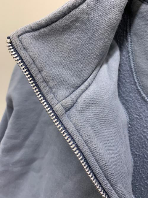 HUF（ハフ）HUF (ハフ) ハーフジップスウェット ブルー サイズ:XLの古着・服飾アイテム