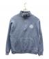 HUF（ハフ）の古着「ハーフジップスウェット」｜ブルー