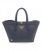 A.D.M.J.エーディーエムジェイ）の古着「ハンドバッグ」｜ネイビー