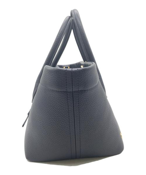 A.D.M.J.（エーディーエムジェイ）A.D.M.J. (エーディーエムジェイ) ハンドバッグ ネイビーの古着・服飾アイテム