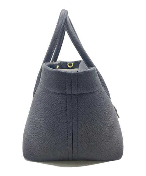 A.D.M.J.（エーディーエムジェイ）A.D.M.J. (エーディーエムジェイ) ハンドバッグ ネイビーの古着・服飾アイテム