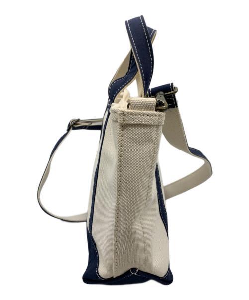 L.L.Bean（エルエルビーン）L.L.Bean (エルエルビーン) キャンバストートバッグ ベージュ×ネイビーの古着・服飾アイテム