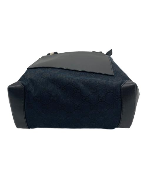 GUCCI（グッチ）GUCCI (グッチ) GGキャンバストートバッグ ブラックの古着・服飾アイテム