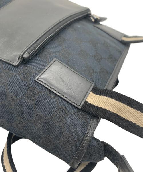 GUCCI（グッチ）GUCCI (グッチ) GGキャンバストートバッグ ブラックの古着・服飾アイテム