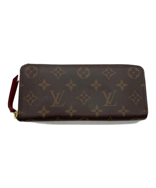 LOUIS VUITTON（ルイ ヴィトン）LOUIS VUITTON (ルイ ヴィトン) 長財布　ポルトフォイユ・クレマンス フューシャの古着・服飾アイテム