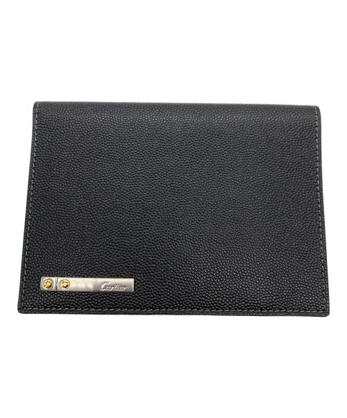 Cartier（カルティエ）Cartier (カルティエ) カードケース　サントス　ドゥ ブラックの古着・服飾アイテム