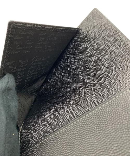 Cartier（カルティエ）Cartier (カルティエ) カードケース　サントス　ドゥ ブラックの古着・服飾アイテム