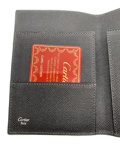 Cartier（カルティエ）Cartier (カルティエ) カードケース　サントス　ドゥ ブラックの古着・服飾アイテム