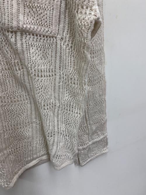 Audrey and John Wad（オードリーアンドジョンワッド）AUDREY AND JOHN WAD (オードリーアンドジョンワッド) ニットカーディガン アイボリー サイズ:FREE 未使用品の古着・服飾アイテム