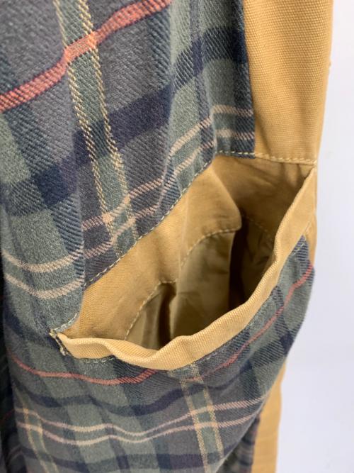 LAND'S END（ランズエンド）LAND'S END (ランズエンド) ジャケット ベージュ×ブラウン サイズ:XXLの古着・服飾アイテム