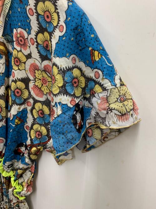 tsumori chisato（ツモリチサト）tsumori chisato (ツモリチサト) 半袖ワンピース ベージュ×ブルー サイズ:2 未使用品の古着・服飾アイテム