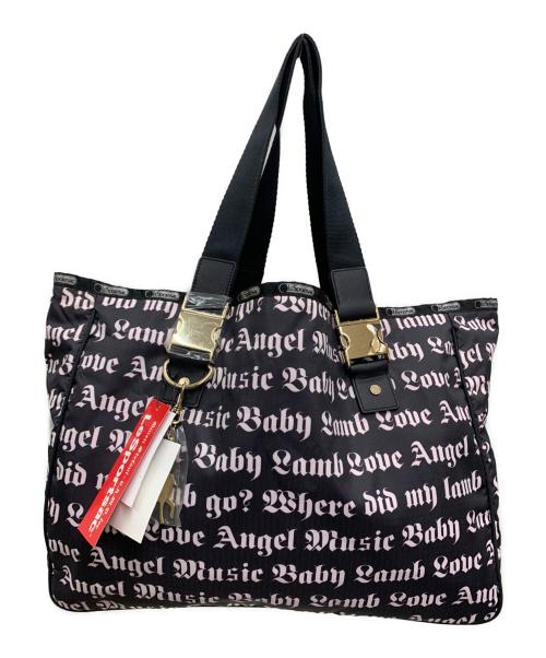 LeSportsac（レスポートサック）LeSportsac (レスポートサック) ハンドバッグ ブラック×レッド 未使用品の古着・服飾アイテム