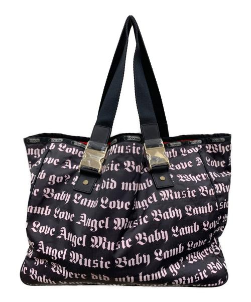 LeSportsac（レスポートサック）LeSportsac (レスポートサック) ハンドバッグ ブラック×レッド 未使用品の古着・服飾アイテム