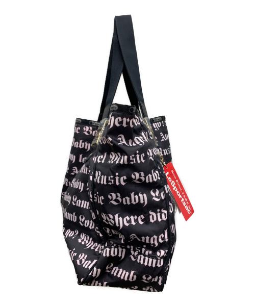 LeSportsac（レスポートサック）LeSportsac (レスポートサック) ハンドバッグ ブラック×レッド 未使用品の古着・服飾アイテム