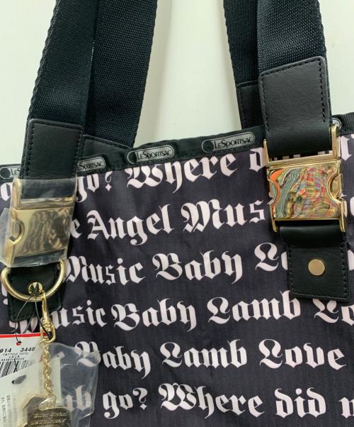 LeSportsac（レスポートサック）LeSportsac (レスポートサック) ハンドバッグ ブラック×レッド 未使用品の古着・服飾アイテム