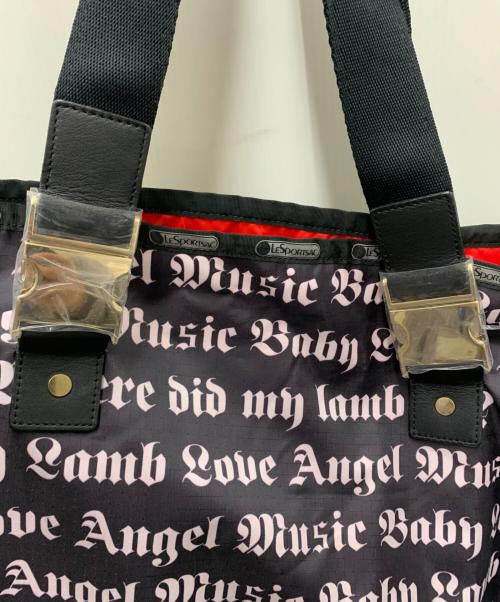 LeSportsac（レスポートサック）LeSportsac (レスポートサック) ハンドバッグ ブラック×レッド 未使用品の古着・服飾アイテム