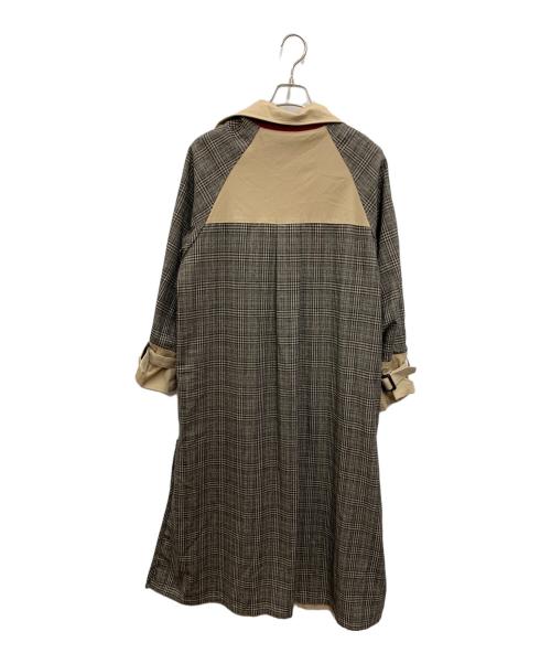 Ameri（アメリ）Ameri (アメリ) 袖切替コート ベージュ サイズ:不明の古着・服飾アイテム