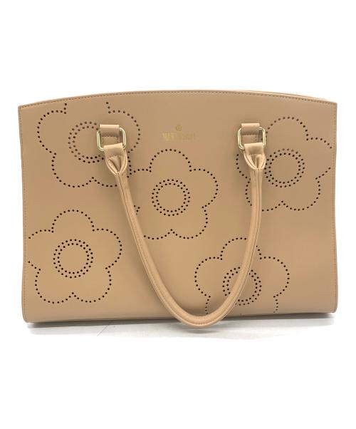 MARY QUANT（マリークヮント）MARY QUANT (マリークヮント) ハンドバッグ ベージュの古着・服飾アイテム