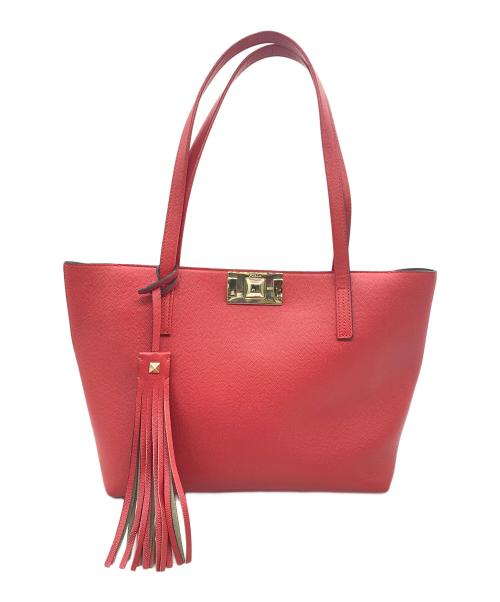 FURLA（フルラ）FURLA (フルラ) トートバッグ レッドの古着・服飾アイテム