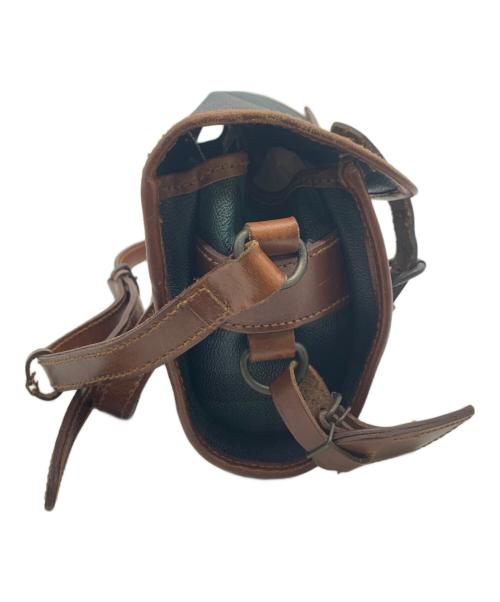 POLO RALPH LAUREN（ポロ・ラルフローレン）POLO RALPH LAUREN (ポロ・ラルフローレン) ショルダーバッグ グリーン×ブラウンの古着・服飾アイテム