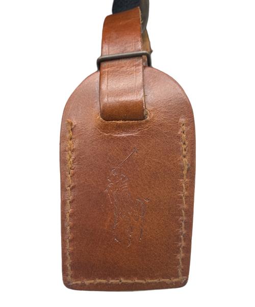 POLO RALPH LAUREN（ポロ・ラルフローレン）POLO RALPH LAUREN (ポロ・ラルフローレン) ショルダーバッグ グリーン×ブラウンの古着・服飾アイテム