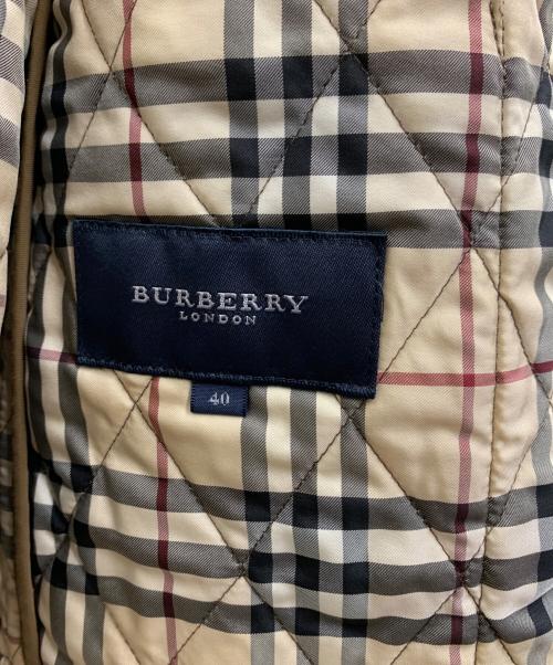 BURBERRY LONDON（バーバリーロンドン）BURBERRY LONDON (バーバリーロンドン) キルティングジャケット ブラウン サイズ:40の古着・服飾アイテム