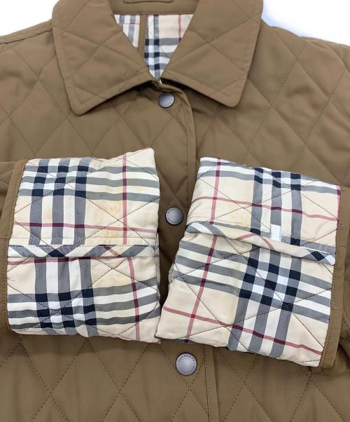 BURBERRY LONDON（バーバリーロンドン）BURBERRY LONDON (バーバリーロンドン) キルティングジャケット ブラウン サイズ:40の古着・服飾アイテム