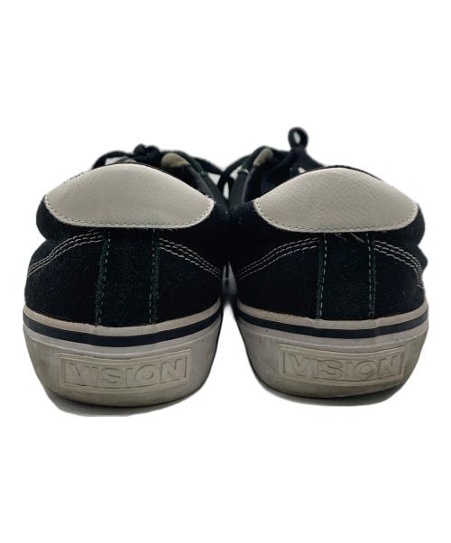 VISION（ビジョン）VISION (ビジョン) ローカットスニーカー ブラック×ホワイト サイズ:27cmの古着・服飾アイテム