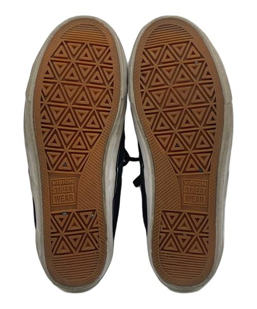 VISION（ビジョン）VISION (ビジョン) ローカットスニーカー ブラック×ホワイト サイズ:27cmの古着・服飾アイテム