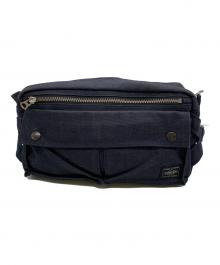 PORTER（ポーター）の古着「ウエストバッグ」｜ネイビー